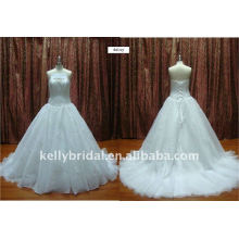 Nice Lace,applique embellished corded lace wedding dress